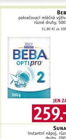 Beba pokračovací mléčná výživa