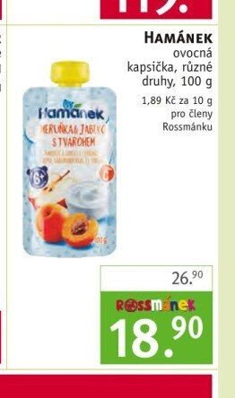 Hamánek ovocná kapsička
