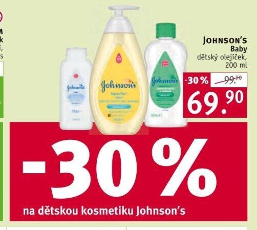 JOHNSON'S Baby dětský olejíček