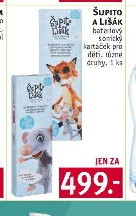 ŠUPITO A LIŠÁK bateriový sonický kartáček