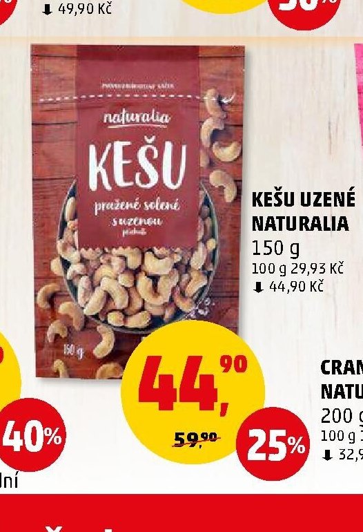 KEŠU UZENÉ NATURALIA 150 g - Penny Market aktualniletaky.eu