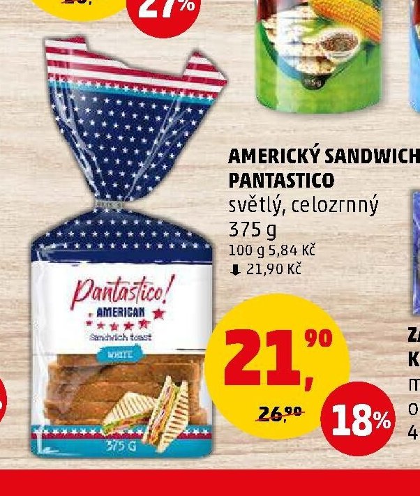 AMERICKÝ SANDWICH PANTASTICO - Penny Market aktualniletaky.eu