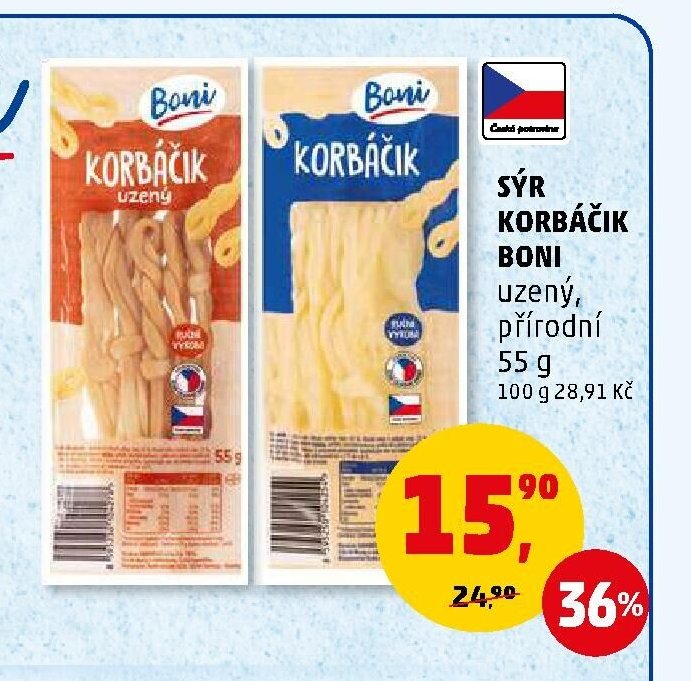 Sýr Korbáčik Boni - Penny Market aktualniletaky.eu