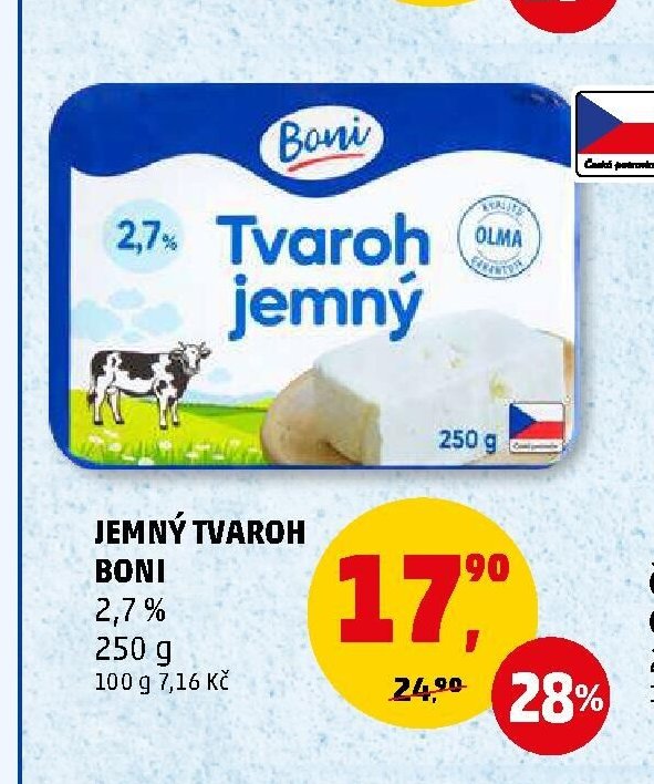 Jemný tvaroh Boni - Penny Market aktualniletaky.eu