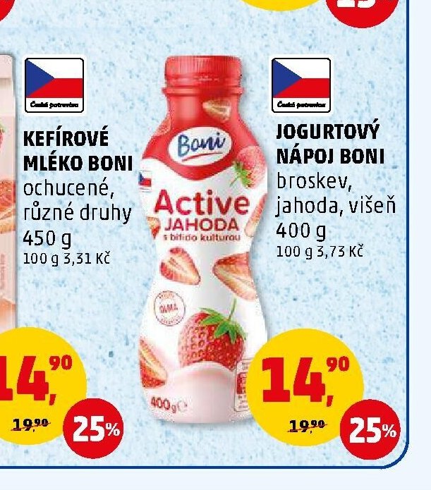 Jogurtový nápoj Boni - Penny Market aktualniletaky.eu