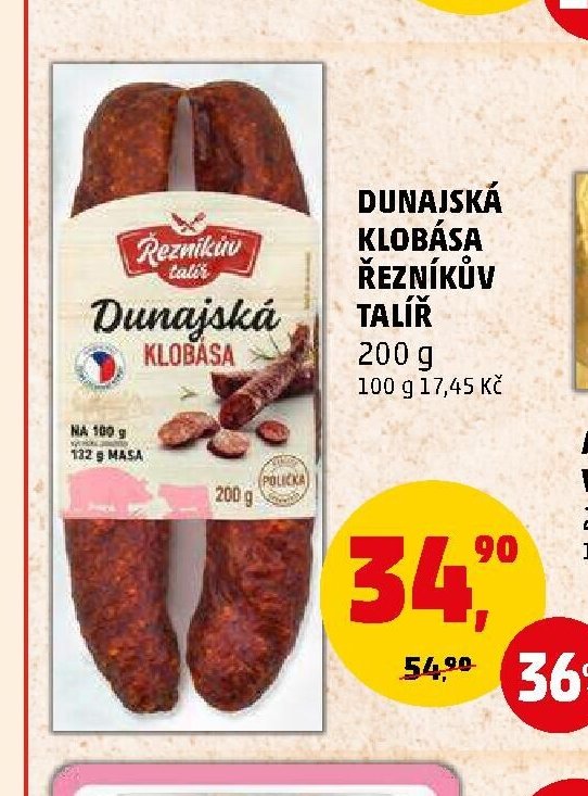 Dunajská klobása Řezníkův talíř - Penny Market aktualniletaky.eu