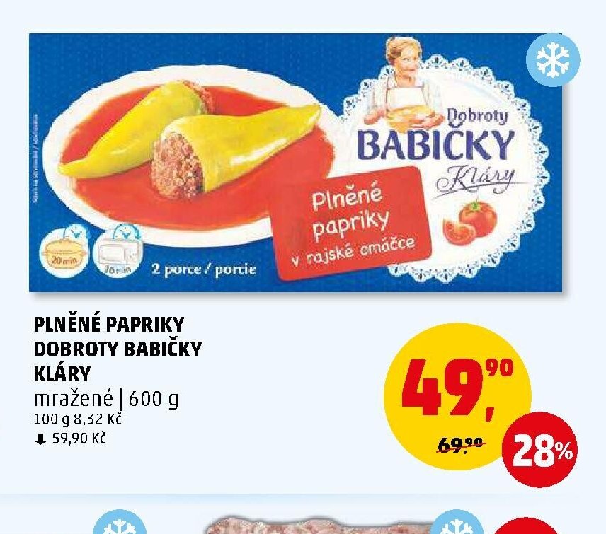 Plněné papriky Dobroty Babičky Kláry - Penny Market aktualniletaky.eu