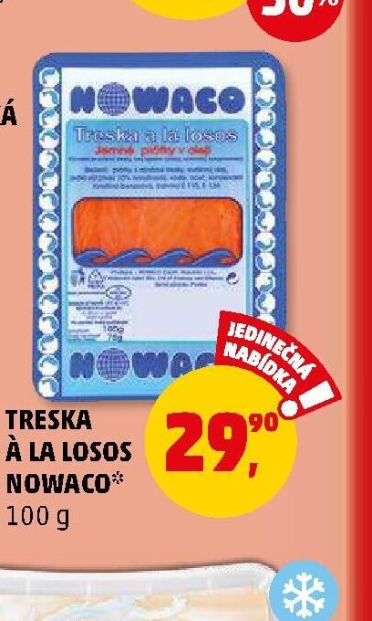 TRESKA A LA LOSOS NOWACO - Penny Market aktualniletaky.eu