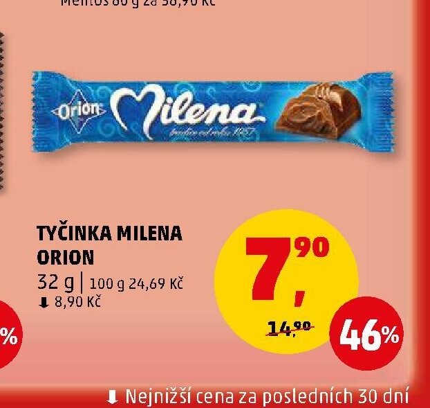 TYČINKA MILENA ORION - Penny Market aktualniletaky.eu