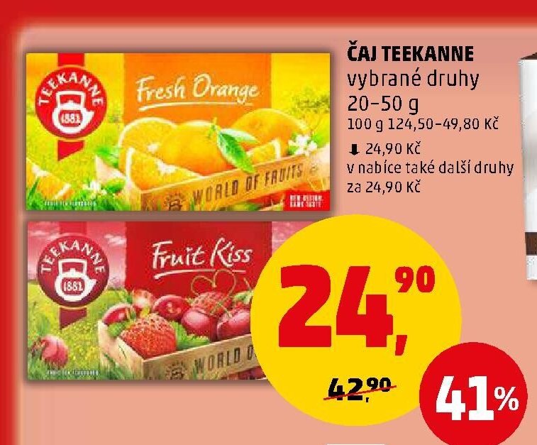 ČAJ TEEKANNE vybrané druhy - Penny Market aktualniletaky.eu