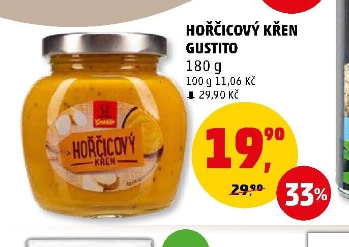 HOŘČICOVÝ KŘEN GUSTITO 180 g - Penny Market aktualniletaky.eu