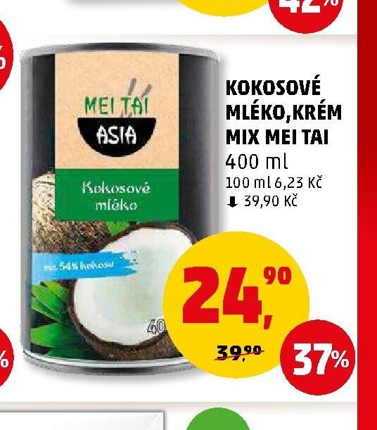 KOKOSOVÉ MLÉKO, KRÉM MIX MEI TAI 400 ml - Penny Market aktualniletaky.eu