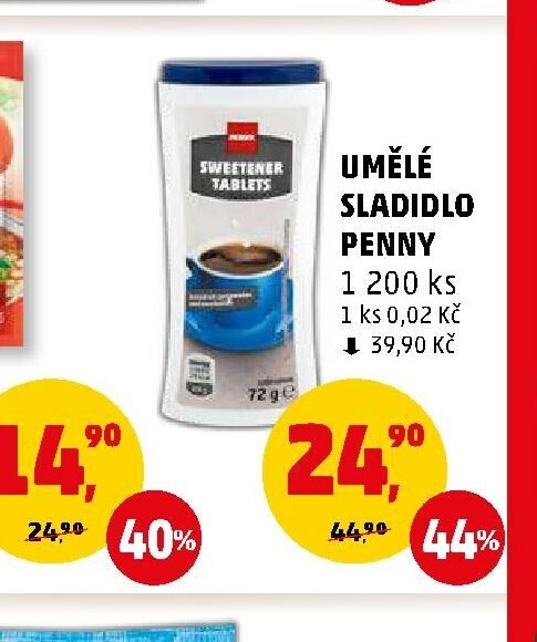 UMĚLÉ SLADIDLO PENNY 1 200 ks - Penny Market aktualniletaky.eu