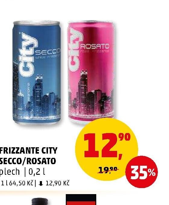 Frizzante City Secco/Rosato plech 0,2 l - Penny Market aktualniletaky.eu