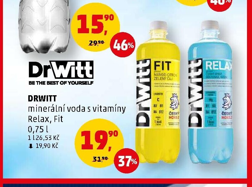 DRWITT minerální voda s vitamíny - Penny Market aktualniletaky.eu