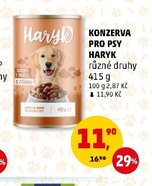 KONZERVA PRO PSY HARYK - Penny Market aktualniletaky.eu