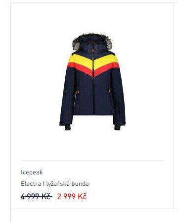 Icepeak Electra I lyžařská bunda