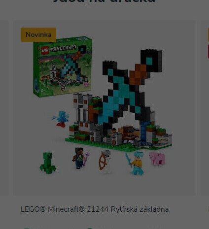 LEGO® Minecraft® 21244 Rytířská základna