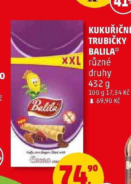 Kukuřičné trubičky Balila - Penny Market aktualniletaky.eu
