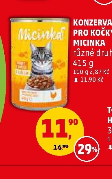 Konzerva pro kočky Micinka - Penny Market aktualniletaky.eu