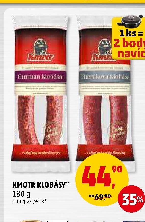 KMOTR KLOBÁSY 180 g - Penny Market aktualniletaky.eu