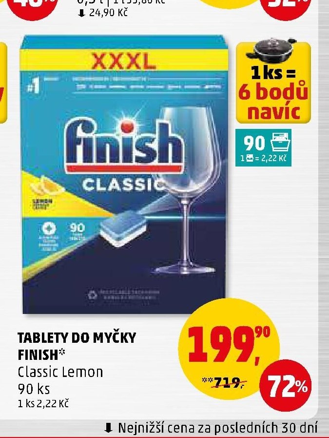 TABLETY DO MYČKY FINISH Classic Lemon 90 ks - Penny Market aktualniletaky.eu