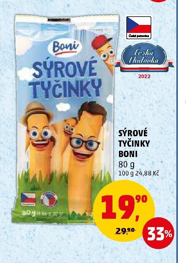 Sýrové tyčinky Boni - Penny Market aktualniletaky.eu