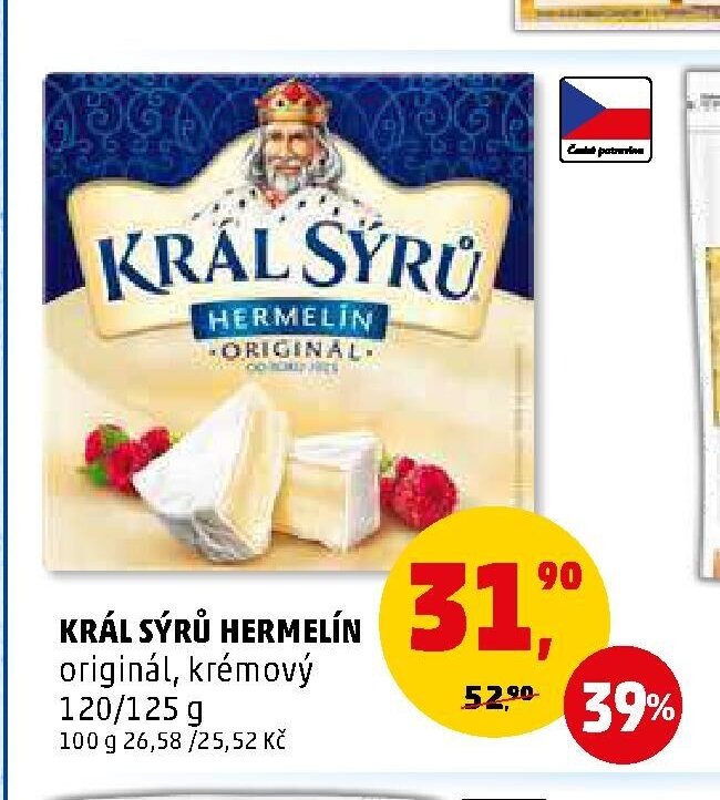 Král sýrů Hermelín - Penny Market aktualniletaky.eu