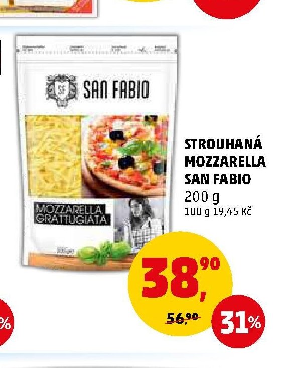 Strouhaná mozzarella San Fabio - Penny Market aktualniletaky.eu