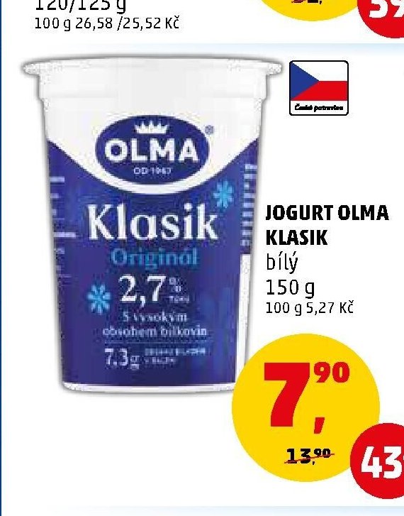 Jogurt Olma Klasik bílý - Penny Market aktualniletaky.eu