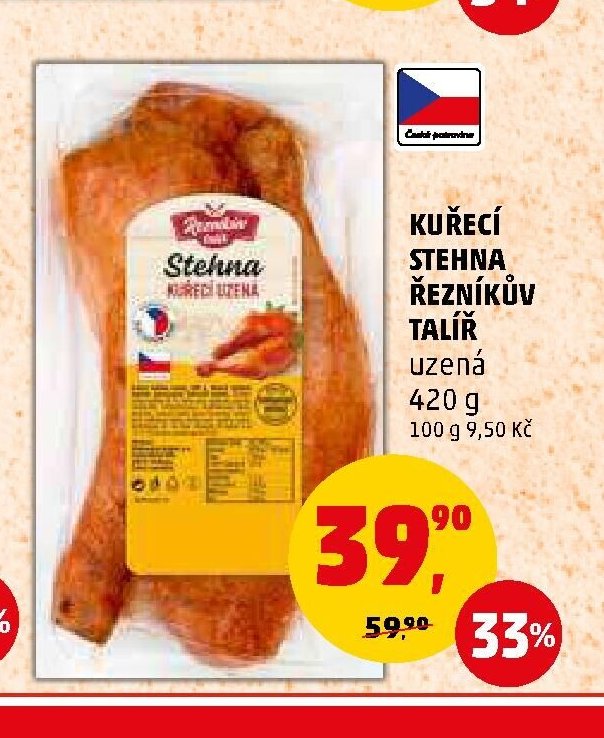 Kuřecí stehna Řezníkův talíř uzená - Penny Market aktualniletaky.eu