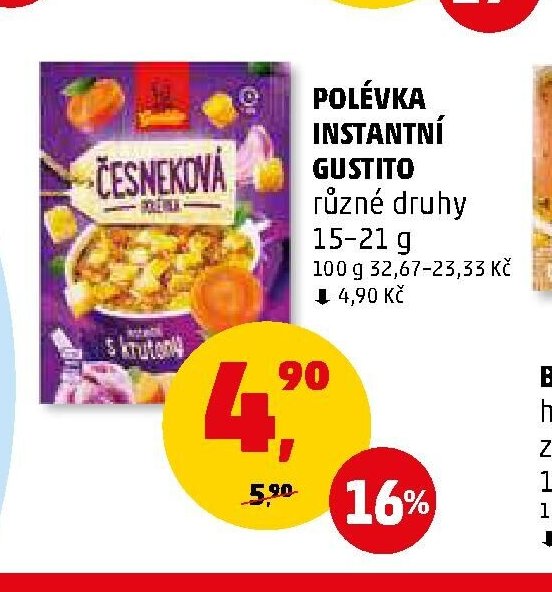 Polévka instantní Gustito - Penny Market aktualniletaky.eu