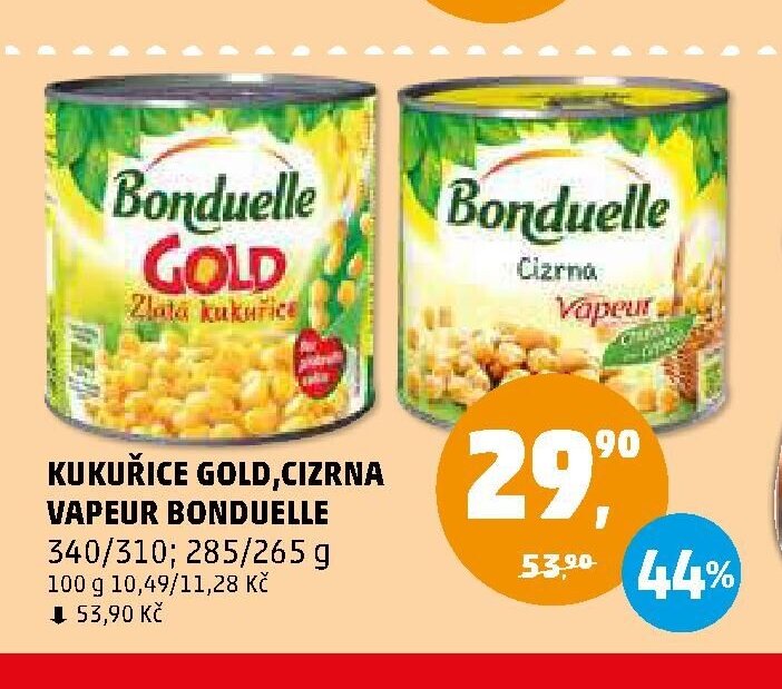 KUKUŘICE GOLD, CIZRNA VAPEUR BONDUELLE - Penny Market aktualniletaky.eu