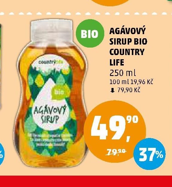 AGÁVOVÝ SIRUP BIO COUNTRY LIFE - Penny Market aktualniletaky.eu
