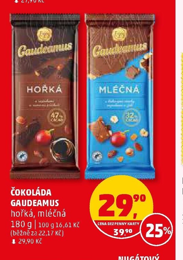 Čokoláda Gaudeamus - Penny Market aktualniletaky.eu