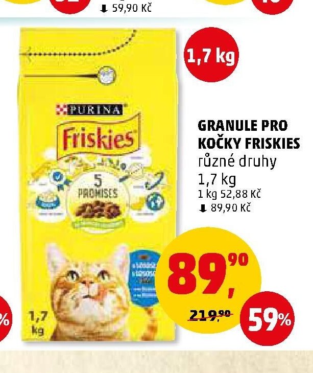 GRANULE PRO KOČKY FRISKIES - Penny Market aktualniletaky.eu