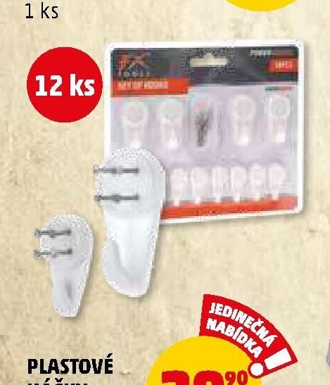 PLASTOVÉ HÁČKY NA ZEĎ* - Penny Market aktualniletaky.eu