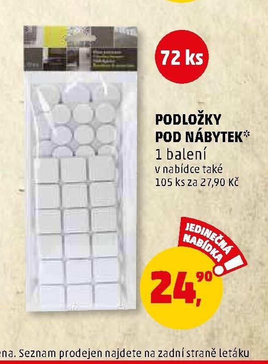 PODLOŽKY POD NÁBYTEK* - Penny Market aktualniletaky.eu