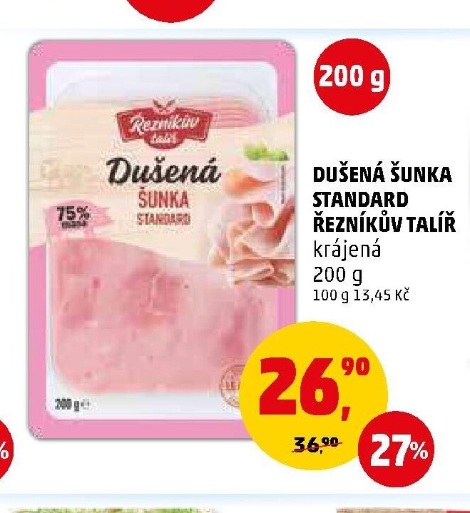 Dušená šunka standard Řezníkův talíř - Penny Market aktualniletaky.eu