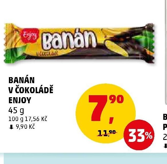BANÁN V ČOKOLÁDĚ ENJOY - Penny Market aktualniletaky.eu