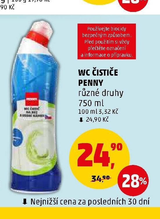 WC ČISTIČE PENNY různé druhy - Penny Market aktualniletaky.eu