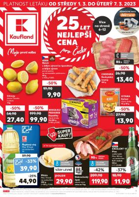 aktuální leták Kaufland 1.3.2023-7.3.2023