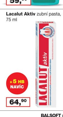 Lacalut Aktiv zubní pasta, 75 ml - Barvy a laky drogerie aktualniletaky.eu