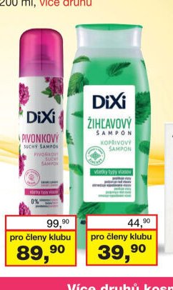Dixi suchý šampon na vlasy, 200 ml
