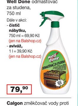 Well Done odmašťovač za studena, 750 ml