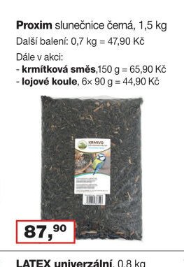 Proxim slunečnice černá, 1,5 kg