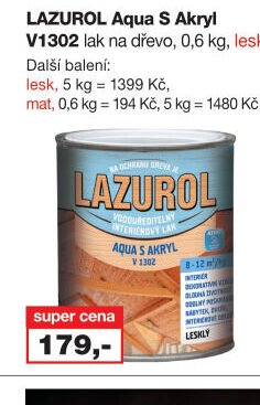 LAZUROL Aqua S Akryl V1302
