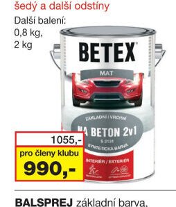 BETEX 2v1 na beton