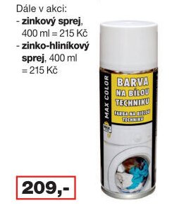 Max Color barva na bílou techniku