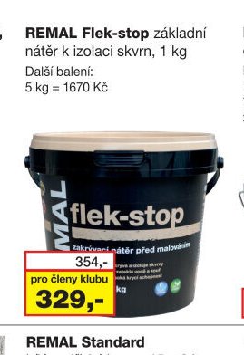 REMAL Flek-stop základní nátěr k izolaci skvrn, 1 kg
